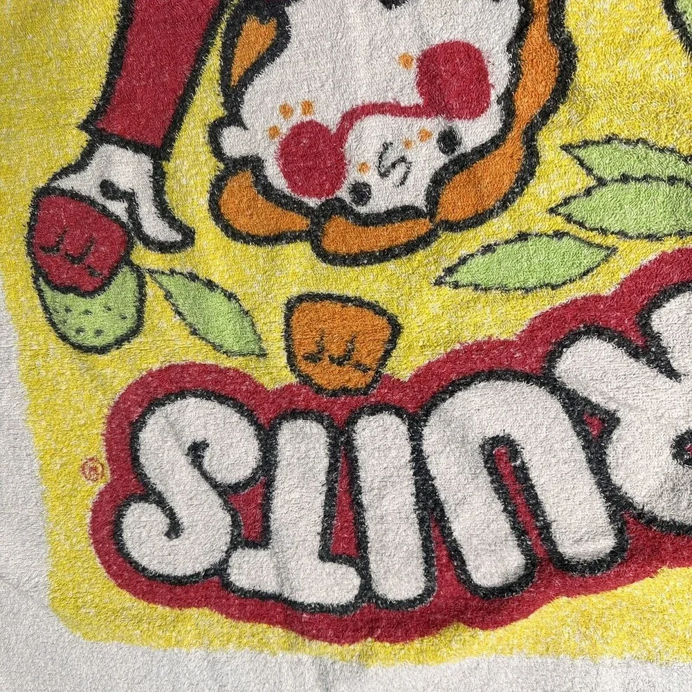 Vintage Jujyfruits Beach Towel‎ Advertising RA Briggs Made USA 27x56